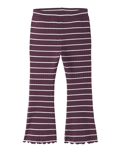 Name It - NMFOlena Slim Bootcut Leggings - Mauve Wine